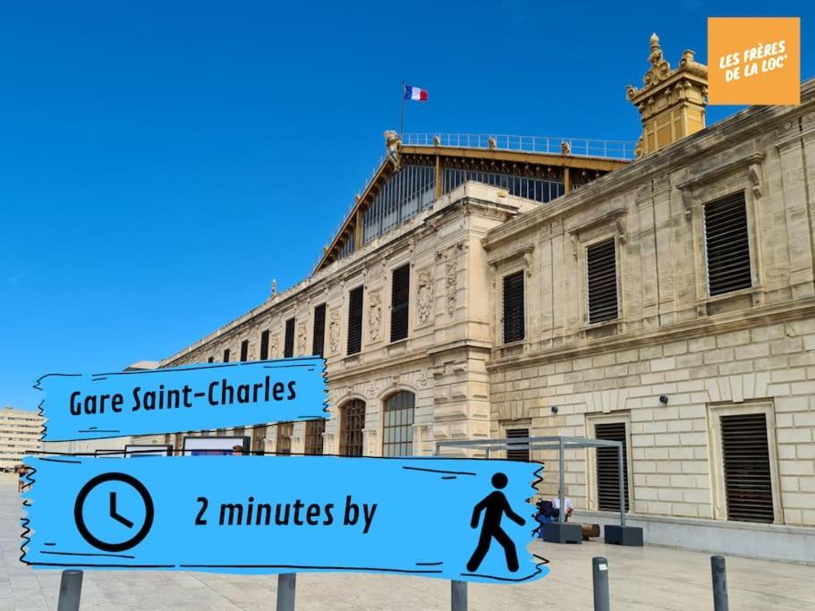 Grand Appartement Central - Trois Chambres - Les Freres De La Loc' マルセイユ エクステリア 写真